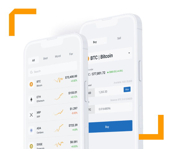 Independent Reserve crypto exchange mobile app